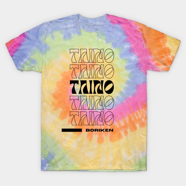 Taino Retro Font T-Shirt by lilyvtattoos